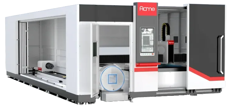 DT Series — Mașini laser 2 în 1 (tablă + țevi), cu carcasă — imagine 1