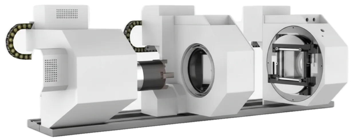 Mandrina ACME 360, configurația „trei mandrine”, țeavă rotundă Ø30–350 mm